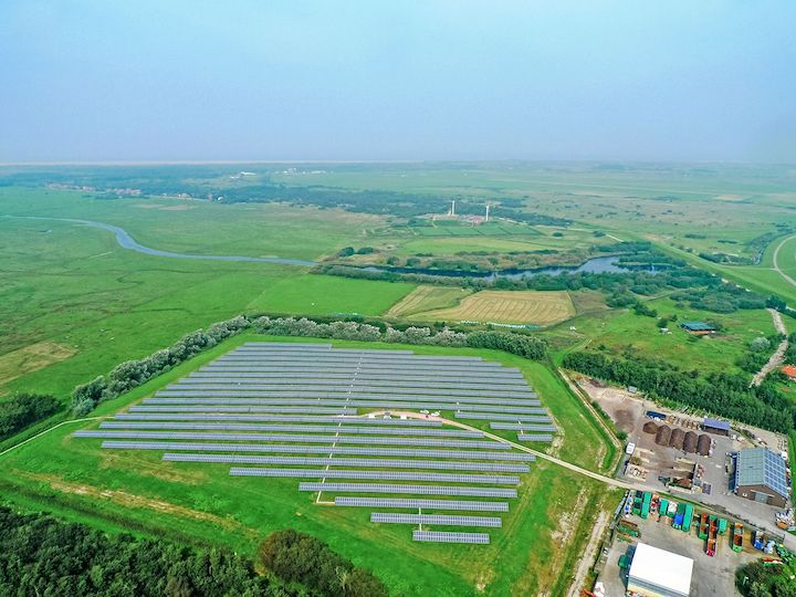 Luftbild Solarpark Borkum